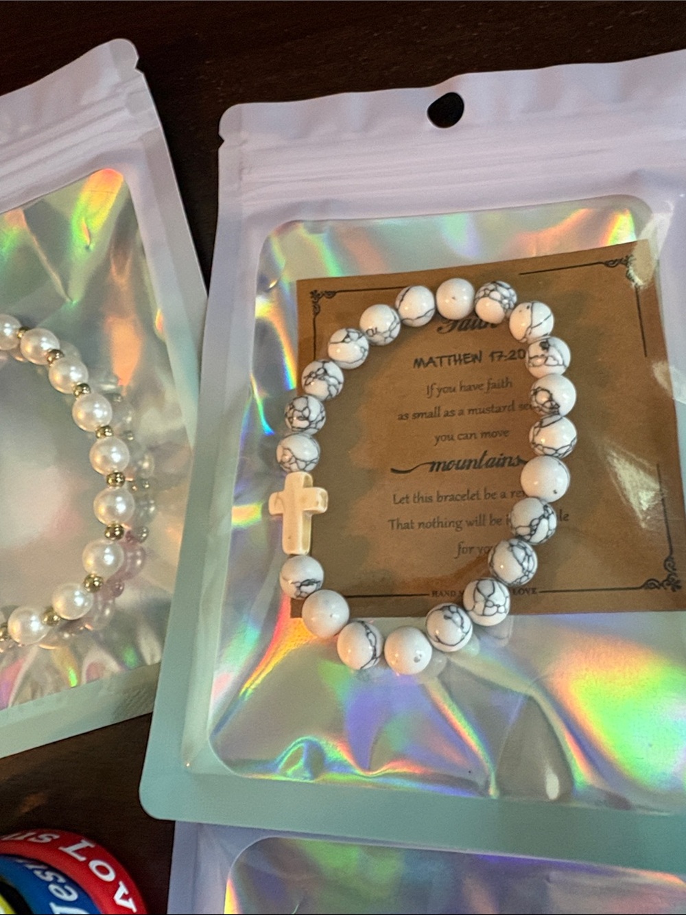 Lot Religious | Catholic Bracelets - Jewelry - Picture 9 of 14